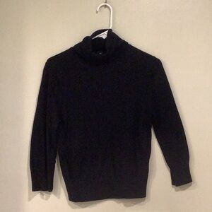 Mossimo Black Cowl Neck 3/4 Sleeve Sweater
